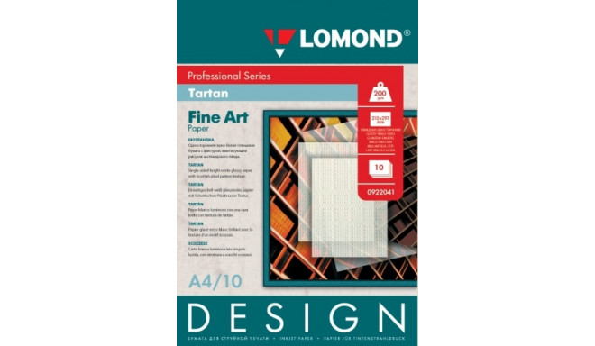 Lomond Fine Art Paper Design Tartan Glossy 200 g/m2 A4, 10 sheets