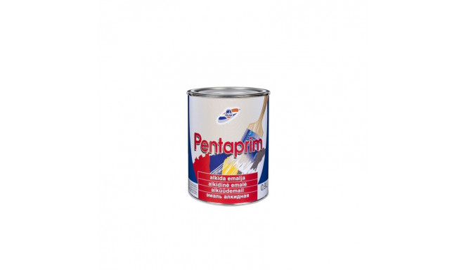 ALKYD ENAMEL PAINT  PENTAPRIM WHITE 0.9L