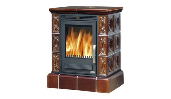 FIREPLACE HELVETIA WITH A TILED BASE