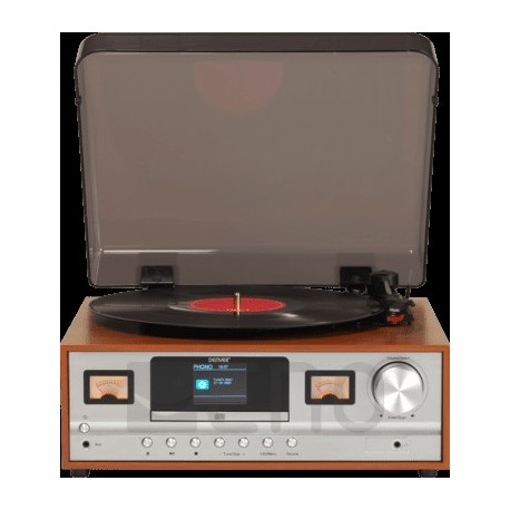 Denver MRD-52LW Retro-Musiksystem holzoptik hell