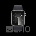 Apple Watch 9 4G 45mm Edelst graphit Sportarm. mn M/L
