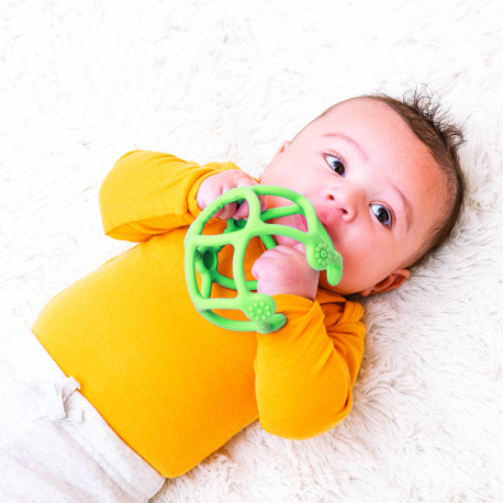 NATTOU Närimislelu Kaks palli, roheline