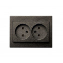 2-WAY SOCKET WITHOUT EARTHING