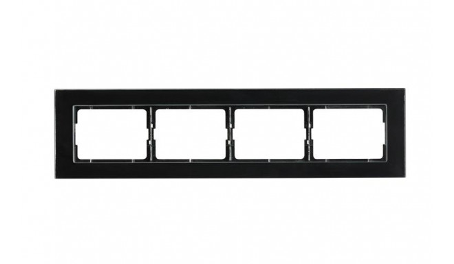 FRAME R04V 4PLACES BLACK GLASS XP