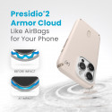 Speck Presidio2 Pro ClickLock & MagSafe - Case for iPhone 15 Pro (Bleached Bone / Heirloom Gold / Ha