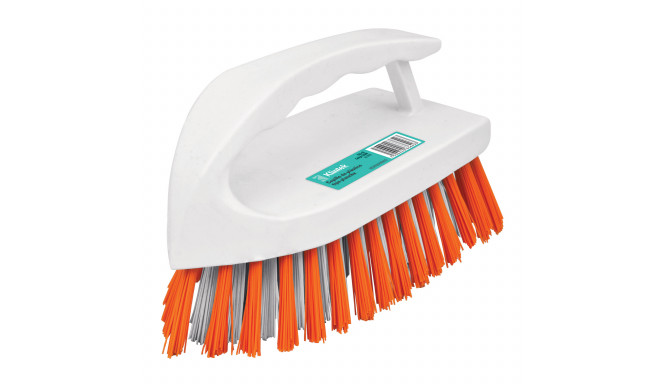 Scrub brush with ergonomic handle and 30mm PVC bristles, 140x50mm Klintek® (12pcs)