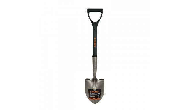 Small round point shovel 15x37cm, fiberglass shaft, plastic D-handle, 70cm Truper®