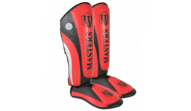 Masters shin guards NS-PU-FT (WAKO APPROVED) 119111-02M (niebieski+XL)