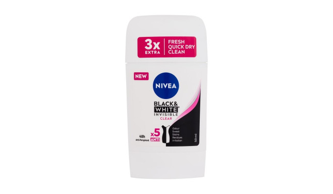 Nivea Black & White Invisible Clear (50ml)