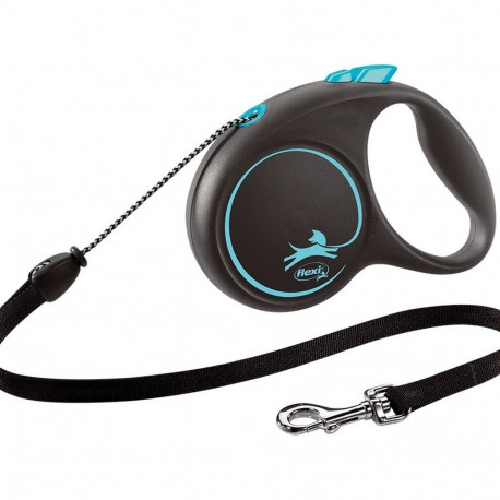 Koerarihm Flexi BLACK DESIGN 3 m Sinine XS