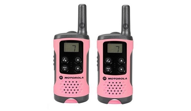 Walkie-Talkie Motorola TLKR T41 4 km LCD 16 h AAA Pink - Walkie-talkie ...