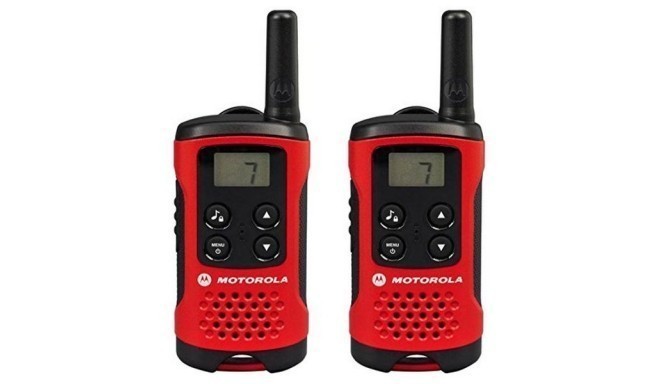 Walkie-Talkie Motorola TLKR T40 4 km LCD 16 h AAA Чёрный Красный