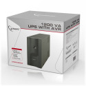Gembird UPS-PC-1202AP uninterruptible power supply (UPS) Line-Interactive 1.2 kVA 720 W 4 AC outlet(