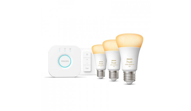 Philips Hue White Amb. E27, 3x 8W Starter Kit