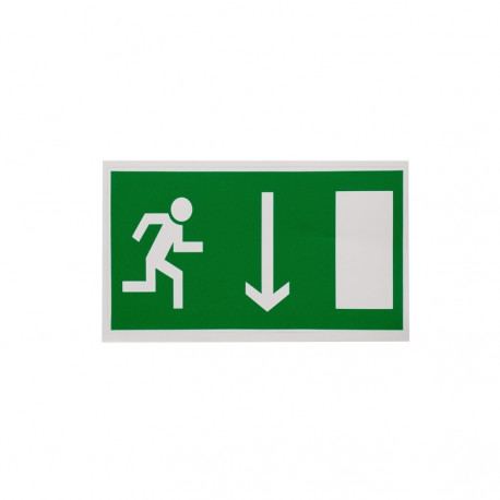 kleebis EXIT paremale alla 100x180mm