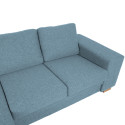 Corner sofa DAGMAR light blue