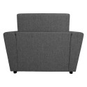 Armchair bed VESPER dark greygrey