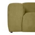 Corner sofa LEHTE right corner, green