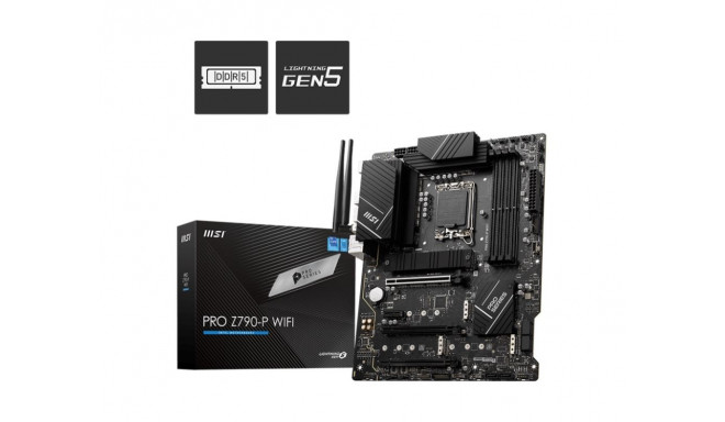 Mainboard|MSI|Intel Z790|LGA1700|ATX|Memory DDR5|Memory slots 4|1xPCI-Express 1x|3xPCI-Express 16x|4
