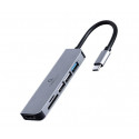 I/O ADAPTER USB-C TO HDMI/USB3/6IN1 A-CM-COMBO6-02 GEMBIRD I/O ADAPTER USB-C TO HDMI/USB3/6IN1 A-CM-COMBO6-02 GEMBIRD