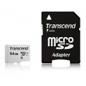 Transcend memory card microSDXC 64GB UHS-I + adapter (TS64GUSD300S-A)