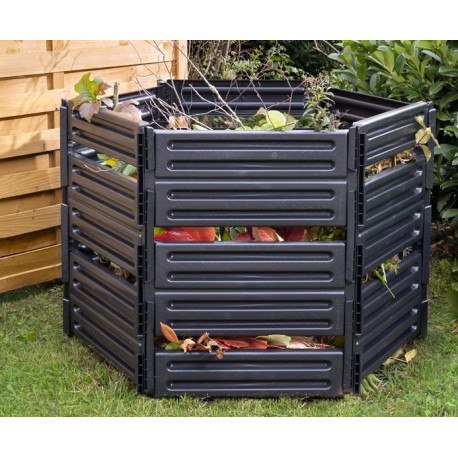 AIR-KING komposter 1100 L, must
