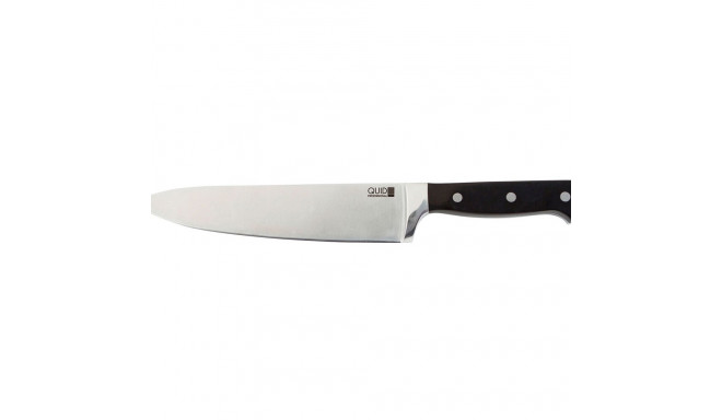 Chef's knife Quid Professional Inox Chef Black Black Metal 20 cm (Pack 6x)