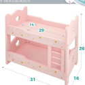 Bunk bed Woomax Pink 4 Units 31 x 26 x 16 cm