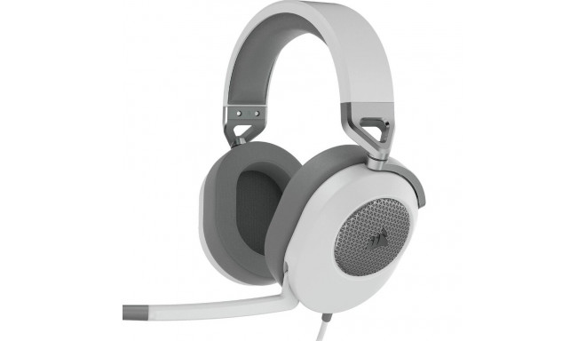 Kõrvaklapid Mikrofoniga Corsair HS65 SURROUND Valge
