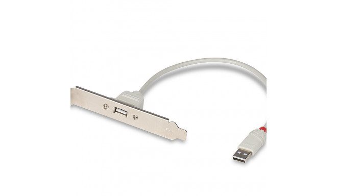 USB A - USB B Kaabel LINDY 33123 Valge