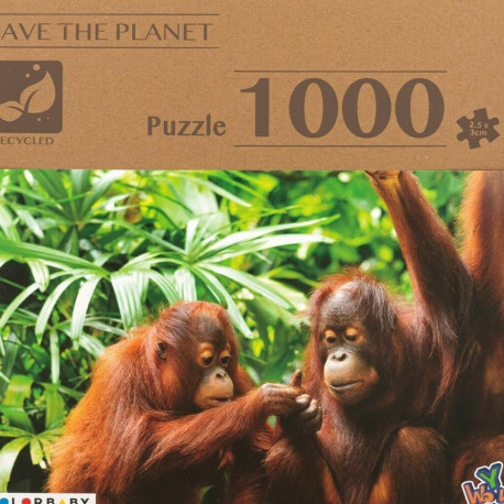 Puzle un domino komplekts Colorbaby Orangutan 6 gb. 68 x 50 x 0,1 cm