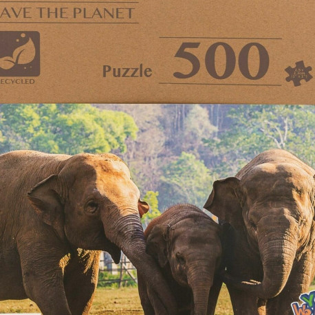 Puzzle Colorbaby Elephant 500 Pieces 6 Units 61 x 46 x 0,1 cm