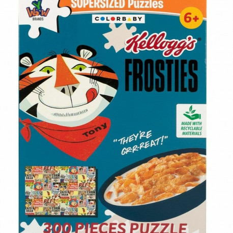 Pusle Colorbaby Kellogg's Frosties 300 Tükid, osad 6 Ühikut 60 x 45 x 0,1 cm