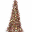 Decorative Figure Christmas Tree Tinsel Copper Fuchsia polypropylene PET 24 x 46 x 24 cm (24 Units)