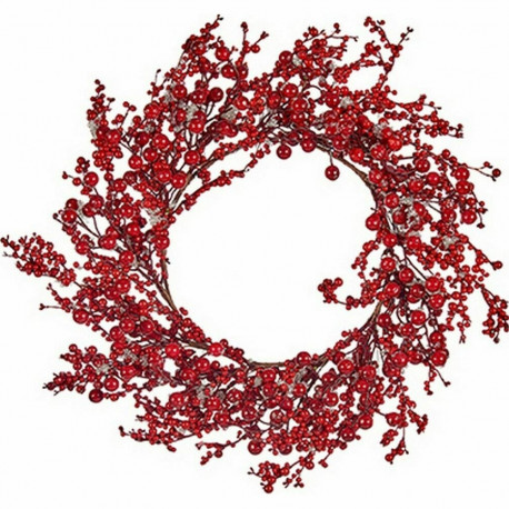 Advent wreathe Red Plastic 48 x 10 x 48 cm (6 Units)