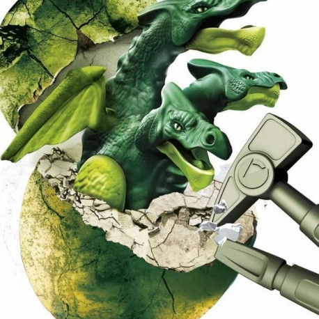 Draakon Baby Born Legendary egg - Dragon has three heads Roheline