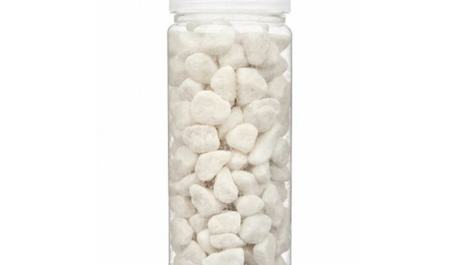 Decorative Stones White 10 - 20 mm 700 g (12 Units)