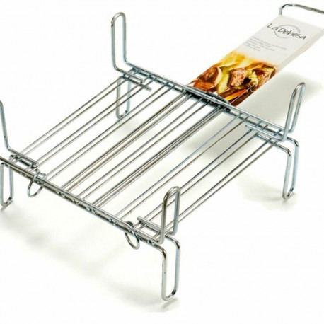Grill Double 25 x 25 cm Zinc-plated steel (5 Units)