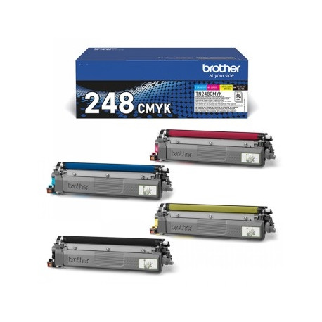 BROTHER TN248VAL TONER PACK BLACK+CMY 1000P