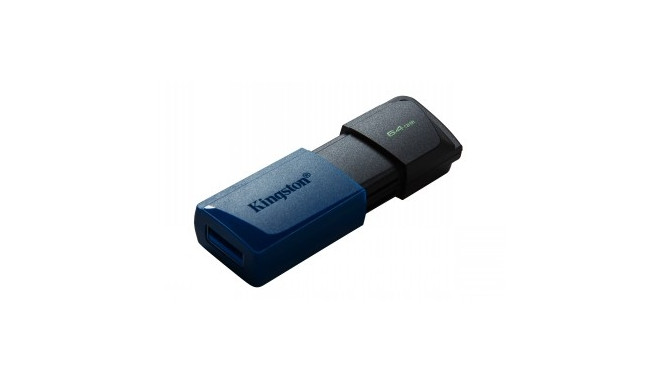 KINGSTON 64GB USB3.2 GEN 1 DATATRAVELER EXODIA M (BLACK + BLUE)