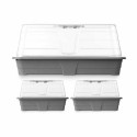 Greenhouse Set Grey Transparent Plastic (8 Units) Greenhouse Set Grey Transparent Plastic (8 Units)