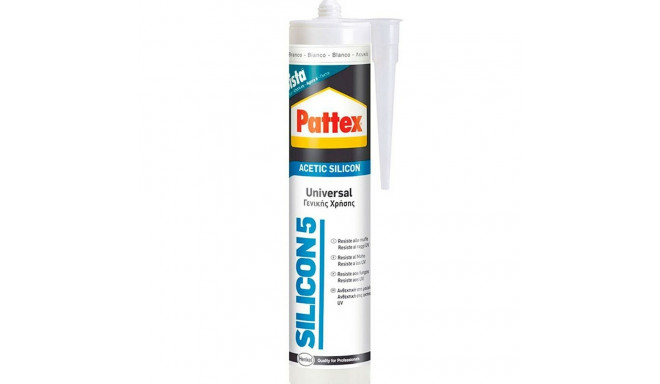 Силикон Pattex Silicon 5 Универсальный Белый 280 ml