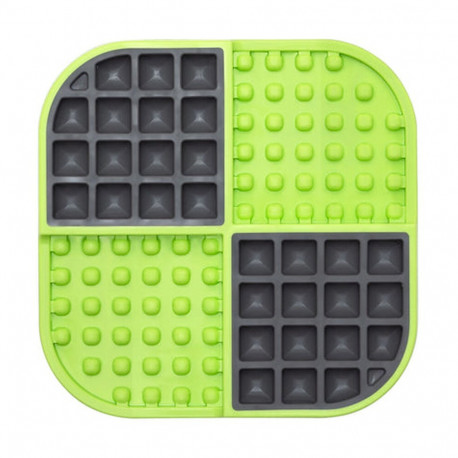 Dog Feeder Lickimat Slomo Green polypropylene TPR