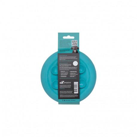Dog Feeder Lickimat Turquoise Rubber