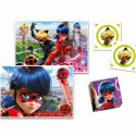 4 Pusle Komplekt Miraculous: Tales of Ladybug & Cat Noir Clementoni Edukit