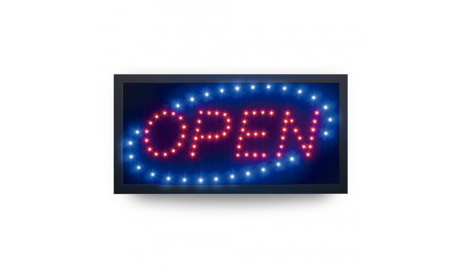 Sign Securit Open LED Light 24 x 48 x 2 cm