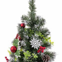 Christmas Tree Red Multicolour Plastic Pineapples 60 cm