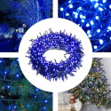 Wreath of LED Lights 15 m Blue White 3,6 W