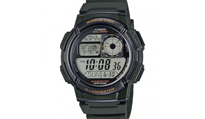Meeste Kell Casio WORLD TIME ILLUMINATOR (Ø 43 mm)