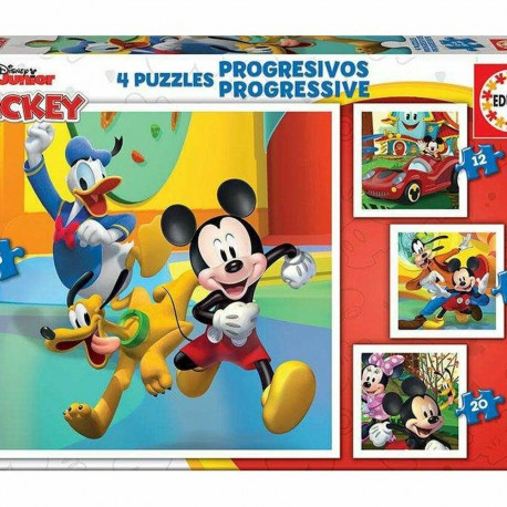 Pusle Educa Mickey & Friends (25 + 20 + 16 + 12 pcs)
